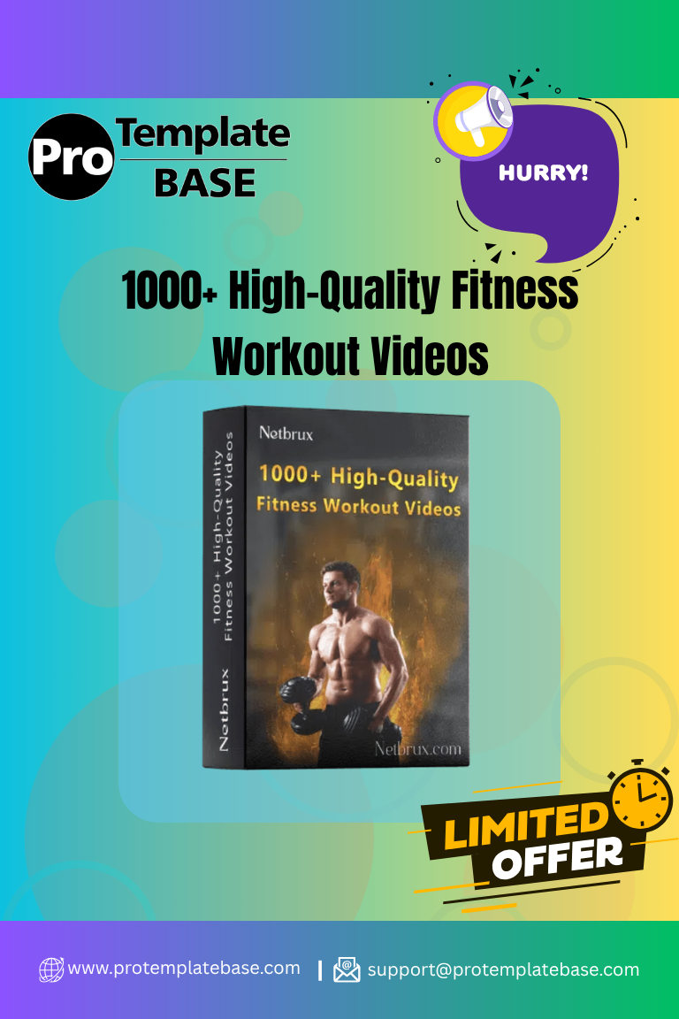 1000+ High-Quality Fitness Workout Videos