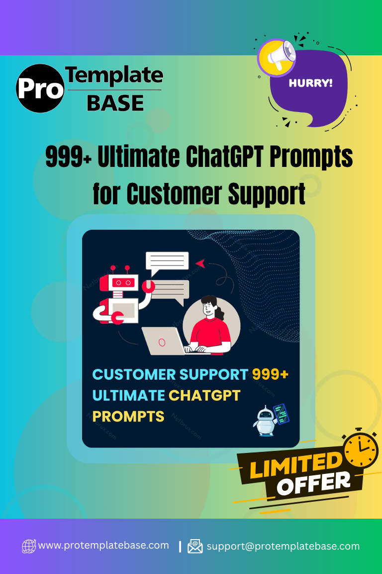 999+ Ultimate ChatGPT Prompts for Customer Support
