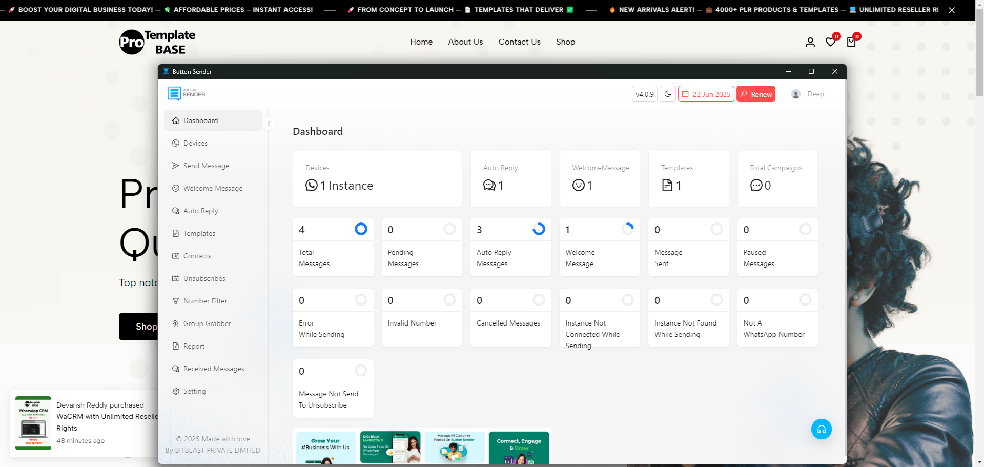 WhatsApp Button Sender | WhatsApp Bulk Message Sender - Image 2